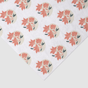 Papel De Seda Regalo floral elegante personalizado