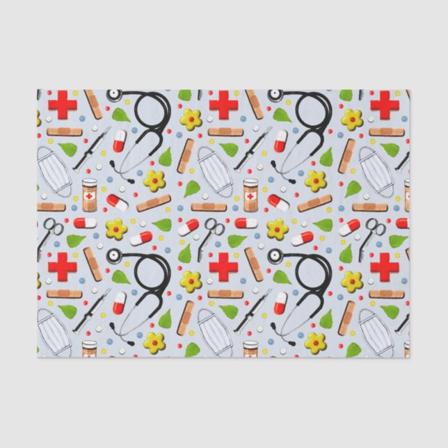 Papel De Seda Regalo médica (Anverso)