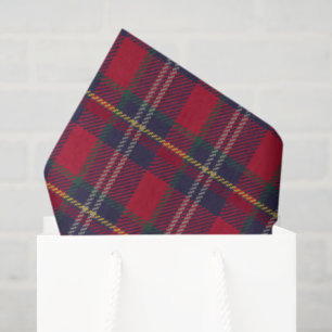 Papel De Seda Regalo moderno de Navidad a cuadros
