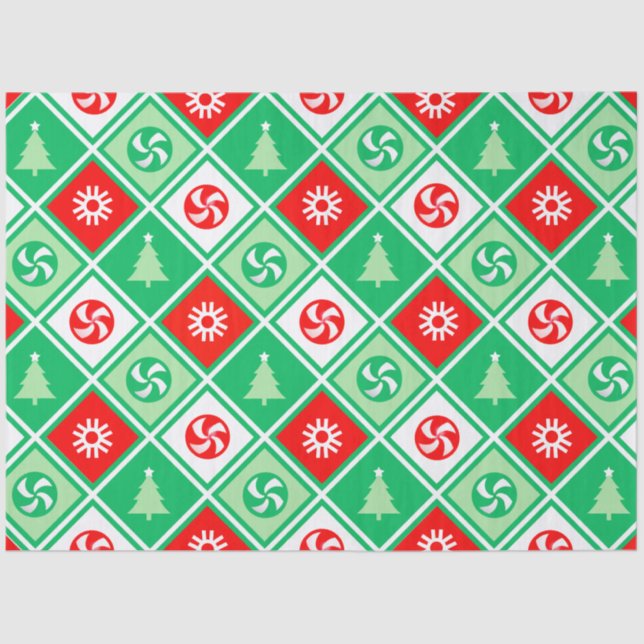 Papel De Seda Regalo navideño de navidades (Anverso)