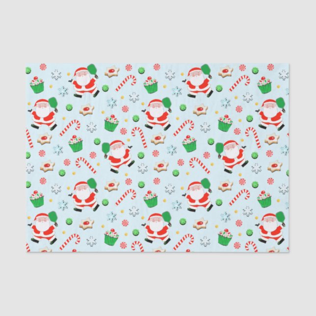 Papel De Seda Regalo navideño de Navidades de pellebol (Anverso)