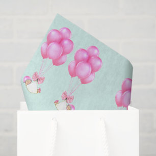 Papel De Seda Regalo para baby shower de gemelas