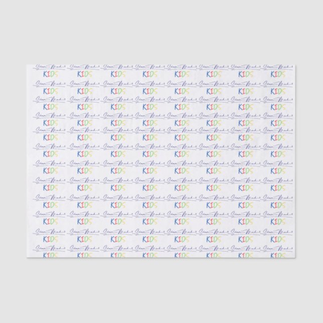 Papel De Seda Regalo para niños Solace Mind® (Anverso)