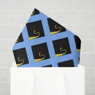 Papel De Seda Regalos de Graduación Azul Claro