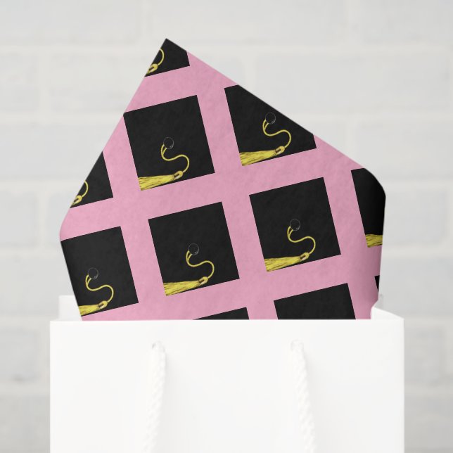 Papel De Seda Regalos de graduación rosados (Bolsa de regalo)
