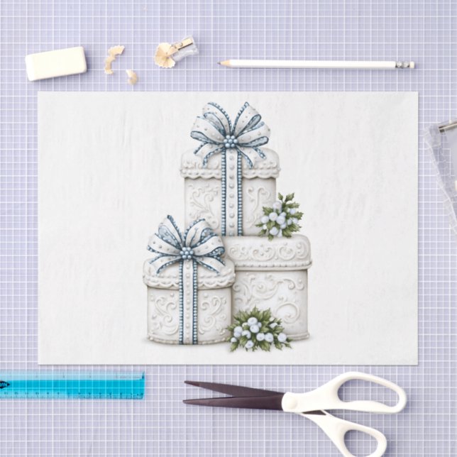 Papel De Seda Regalos de Navidad (Artesanía)