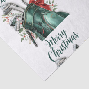 Papel De Seda Regalos de Navidad con tema de golf para golfista
