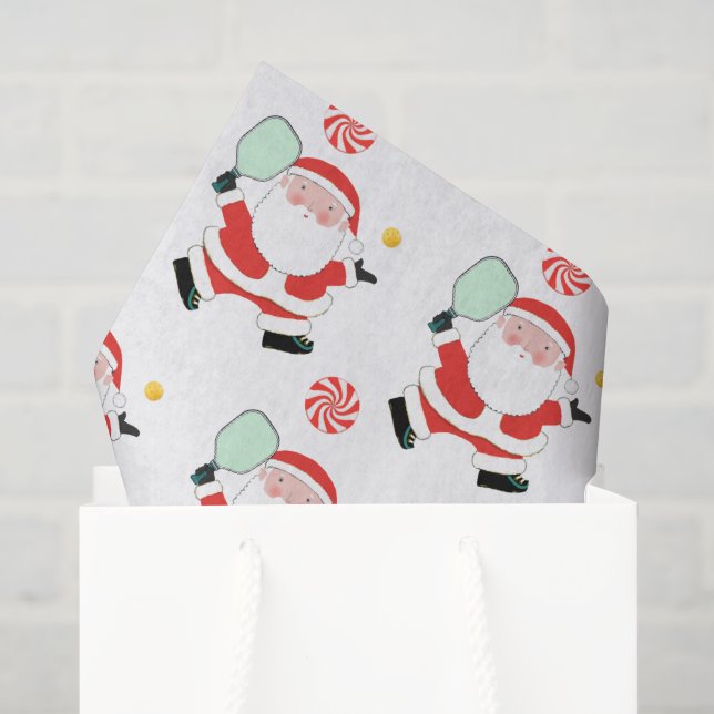 Papel De Seda Regalos de Navidad de Pickleball (Bolsa de regalo)