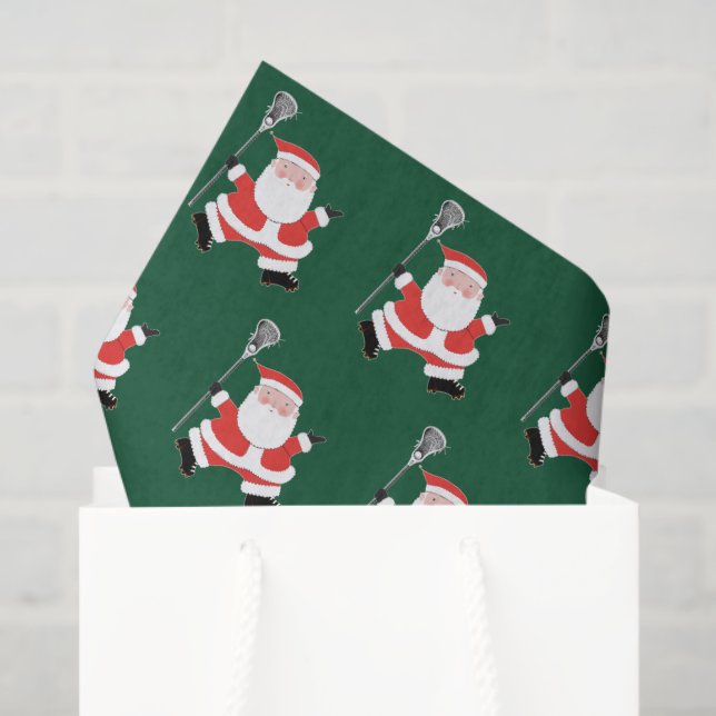 Papel De Seda Regalos de vacaciones de Lacrosse (Bolsa de regalo)