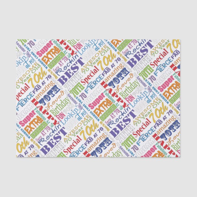 Papel De Seda Regalos Especiales Y Especiales De La Fiesta De Cu (Anverso)