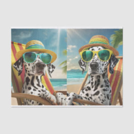 Papel De Seda Reggie Bahama y Matilda Mama, dálmatas en Vaca