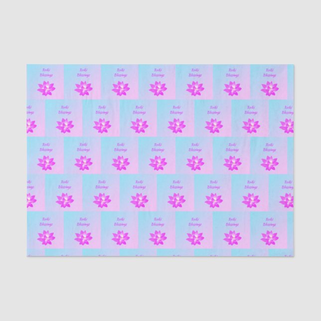 Papel De Seda Reiki Blessings (Anverso)