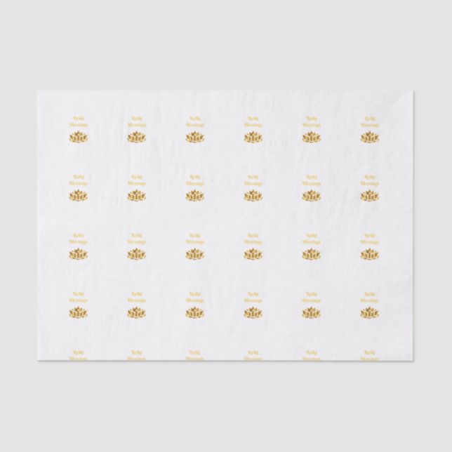 Papel De Seda Reiki Blessings (Anverso)