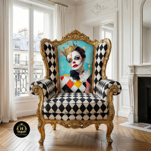 Papel De Seda Reina Arlequín Abstracto Decoupage de Muebles Gran