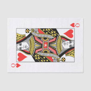Papel De Seda Reina de corazones