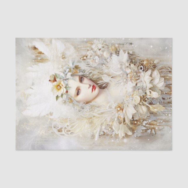 Papel De Seda Reina de la nieve (Anverso)