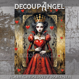 Papel De Seda Reina de los corazones #4 Desnudo