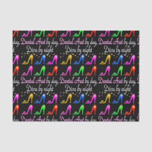 PAPEL DE SEDA REINA DE SHOEN, AYUDANTE DENTAL DE DAZZLING