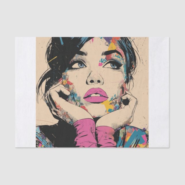 Papel De Seda Reina del Arte PoP2 (Anverso)