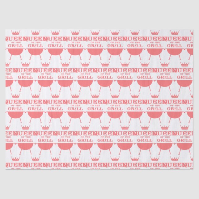 Papel De Seda Reina Del Grill, Rosa (Anverso)
