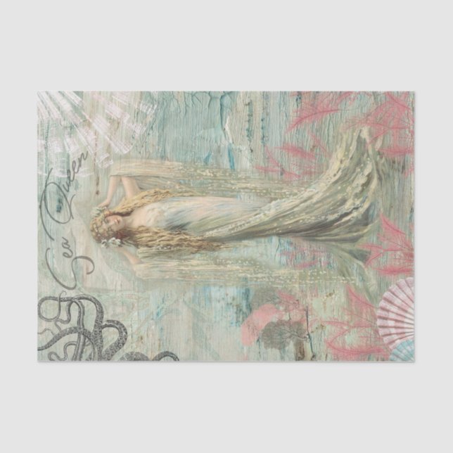 Papel De Seda Reina del mar (Anverso)