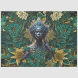 Papel De Seda Reinas de Esmeralda de Fantasía del Bosque Decoupa