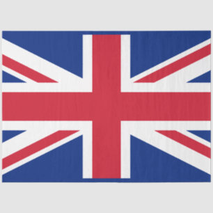 Papel De Seda Reino Unido (Bandera Británica) (Union Jack) (Rein