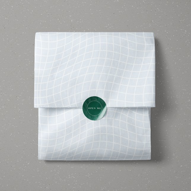 Papel De Seda Rejilla Deformada Moderna | Geométrico Fluido Mini (Subido por el creador)