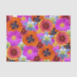 Papel De Seda Relevo del Wildflower