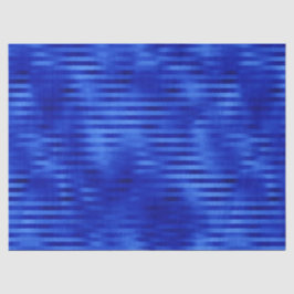 Papel De Seda Relieve metalizado azul real rayado Hanukkah