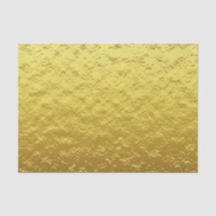 Papel De Seda Relieve metalizado dorado texturizado