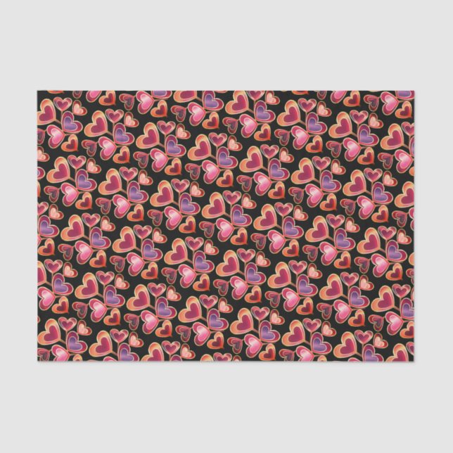 Papel De Seda Relieve metalizado texturizado pila de doble coraz (Anverso)