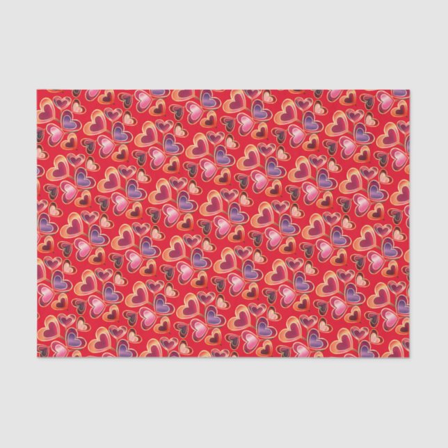 Papel De Seda Relieve metalizado texturizado pila de doble coraz (Anverso)