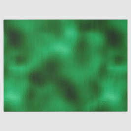 Papel De Seda Relieve metalizado verde