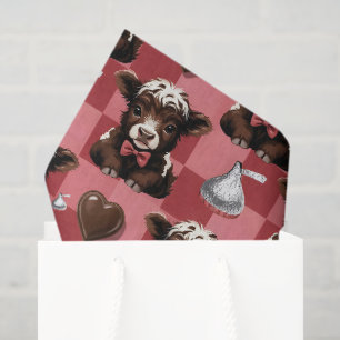 Papel De Seda Relleno de regalos de corazones de chocolate de va