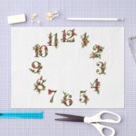 Papel De Seda Reloj alegre holly