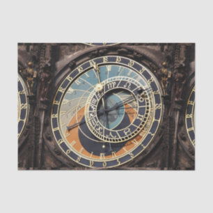 Papel De Seda Reloj Astronómico En Praga
