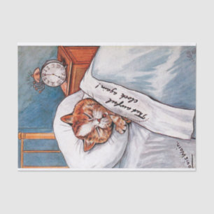 Papel De Seda Reloj de alarma ruidoso, Louis Wain