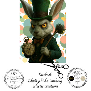 Papel De Seda Reloj de Bolsillo Conejo de Cuentacuentos Decoupag