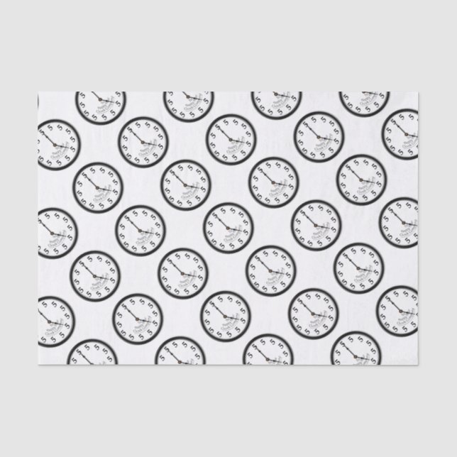 PAPEL DE SEDA RELOJ DE LAS CINCO (Anverso)