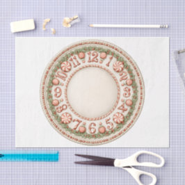 Papel De Seda Reloj de plato de caramelo