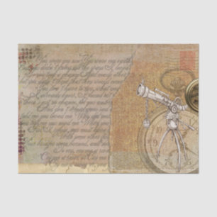 Papel De Seda Reloj y guión de telescopio inspirado en Victoria
