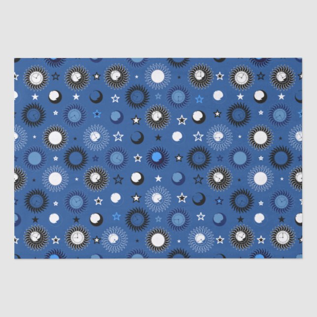 Papel De Seda Relojería Celeste (Anverso)