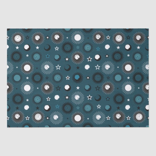 Papel De Seda Relojería Celeste (Anverso)