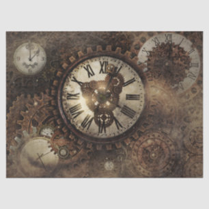 Papel De Seda Relojes Vintage Steampunk