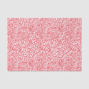 Papel De Seda Remolino rojo