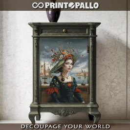 Papel De Seda Renacimiento de la flor en Venecia