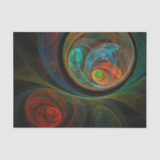 Papel De Seda Renacimiento Resumen de arte (Anverso)