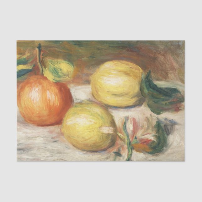 Papel De Seda Renoir - Lemones y Naranja (Citrones y naranja) (Anverso)