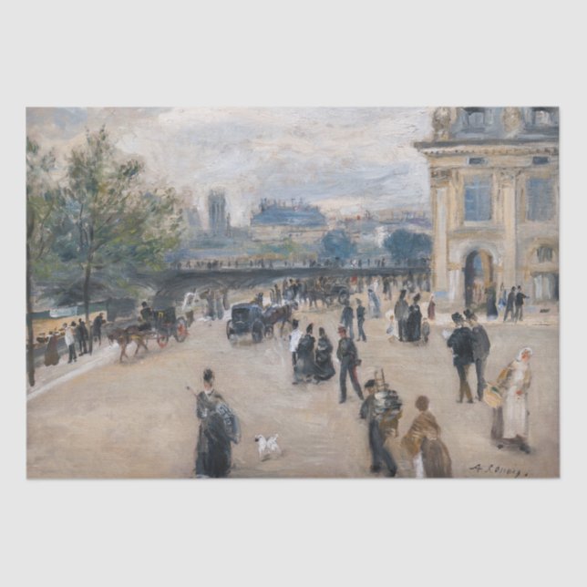 Papel De Seda Renoir - París, Institut au Quai Malaquais (Anverso)